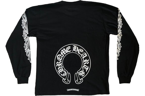 Chrome Hearts Horse Shoe L/S T-shirt Black