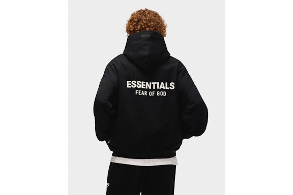 Fear of God Essentials Fleece Hoodie (FW24) Black