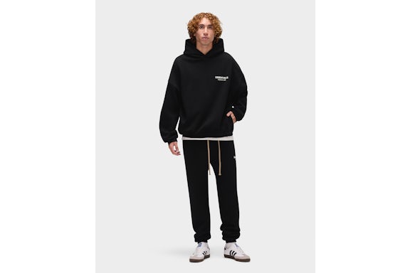 Fear of God Essentials Fleece Hoodie (FW24) Black