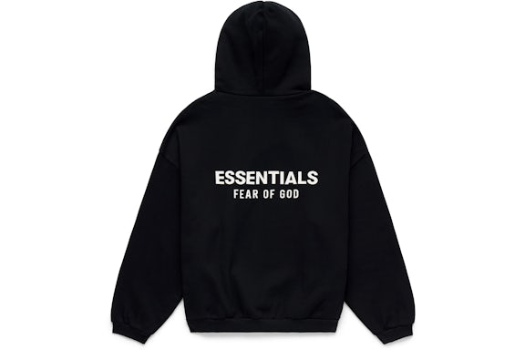 Fear of God Essentials Fleece Hoodie (FW24) Black