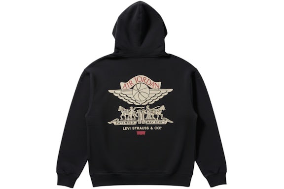 Nike Jordan x Levi's Full Zip Hoodie Black