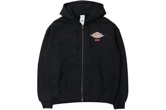 Nike Jordan x Levi's Full Zip Hoodie Black