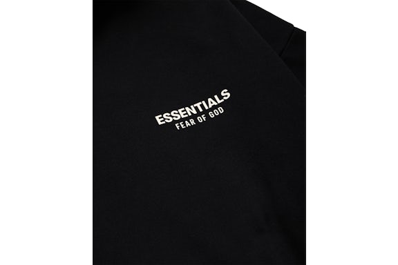 Fear of God Essentials Fleece Hoodie (FW24) Black