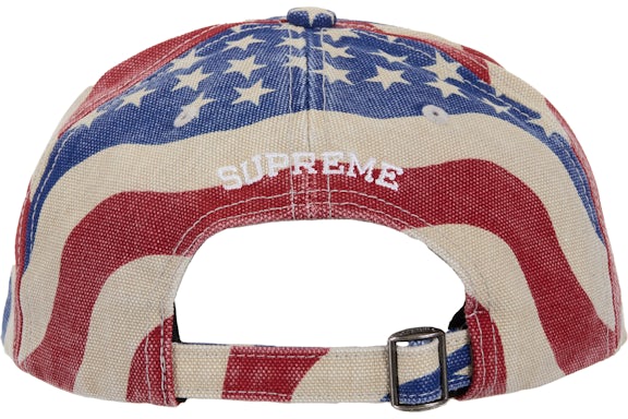 Supreme Pigment Coated S Logo 6-Panel Cap (SS26) Flag