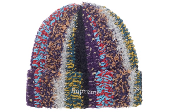 Supreme Tinsel Stripe Beanie Multicolor