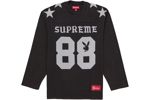Supreme Playboy L/S Football Top Black